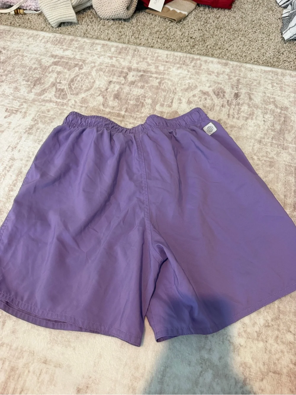 ADIDAS - Purple Athletic Shorts with Logo - Men’s Size Small